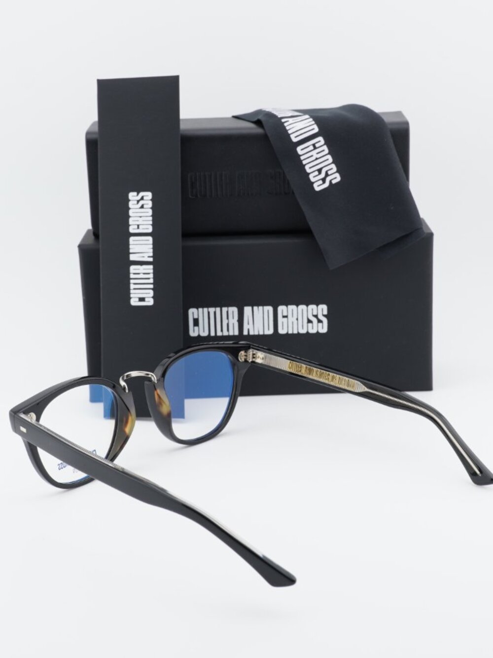 Cutler and Gross CG1336 004 Round Eyeglasses - Black 50mm - Picture 3 of 9